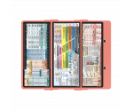 WhiteCoat Clipboard® Trifold - Coral Food Industry Edition